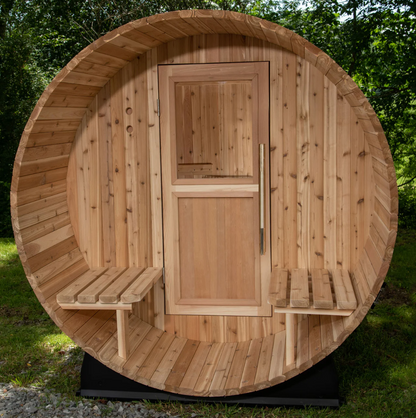 Charleston 4 Person Canopy Barrel Sauna