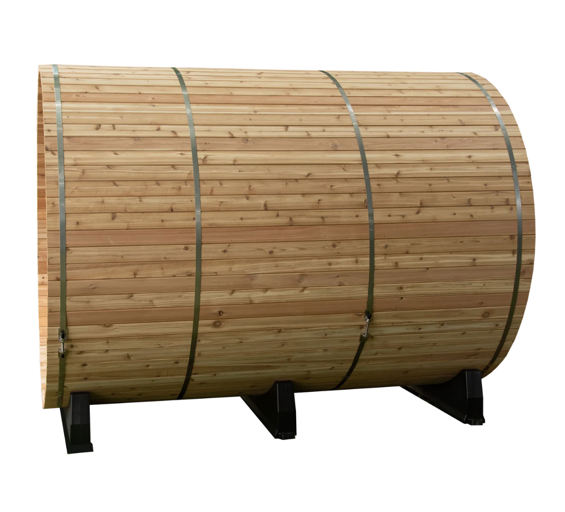 Charleston 4 Person Canopy Barrel Sauna